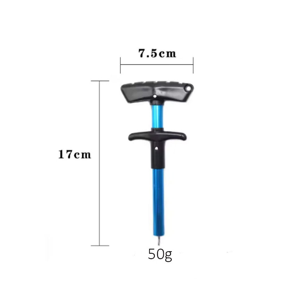 Miniature : 1pc Fishing Hook Remover Tool Fishing Lure Remover Aluminum Tube Hook Detacher P