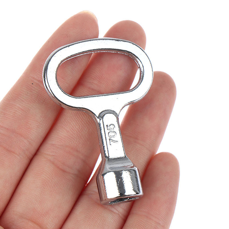 Miniature : 35*50mm Universal Triangular Key Socket Key Wrench For Electric Cabinets Wrench 