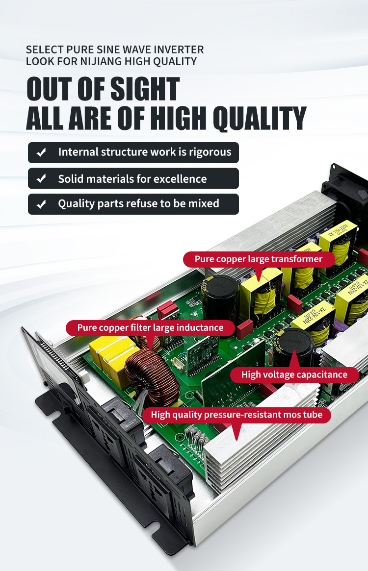 Miniature : Pure Sine Wave Inverter DC 12v/24v/48v/60v/72v To AC 110v/220v 6000W 5000W 4000W