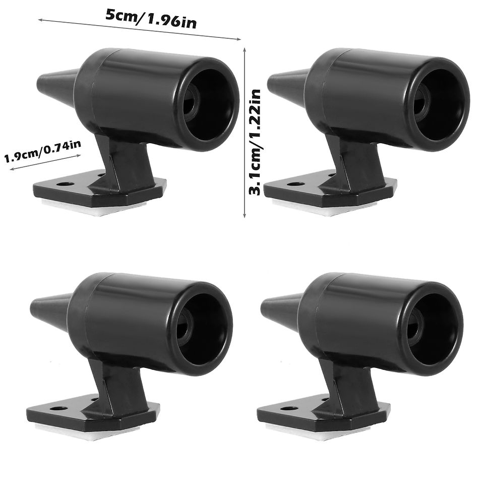 Miniature : 4Pcs Anti Collision Siren Deer Repeller Wildlife Repel Warn Device for Vehicle F