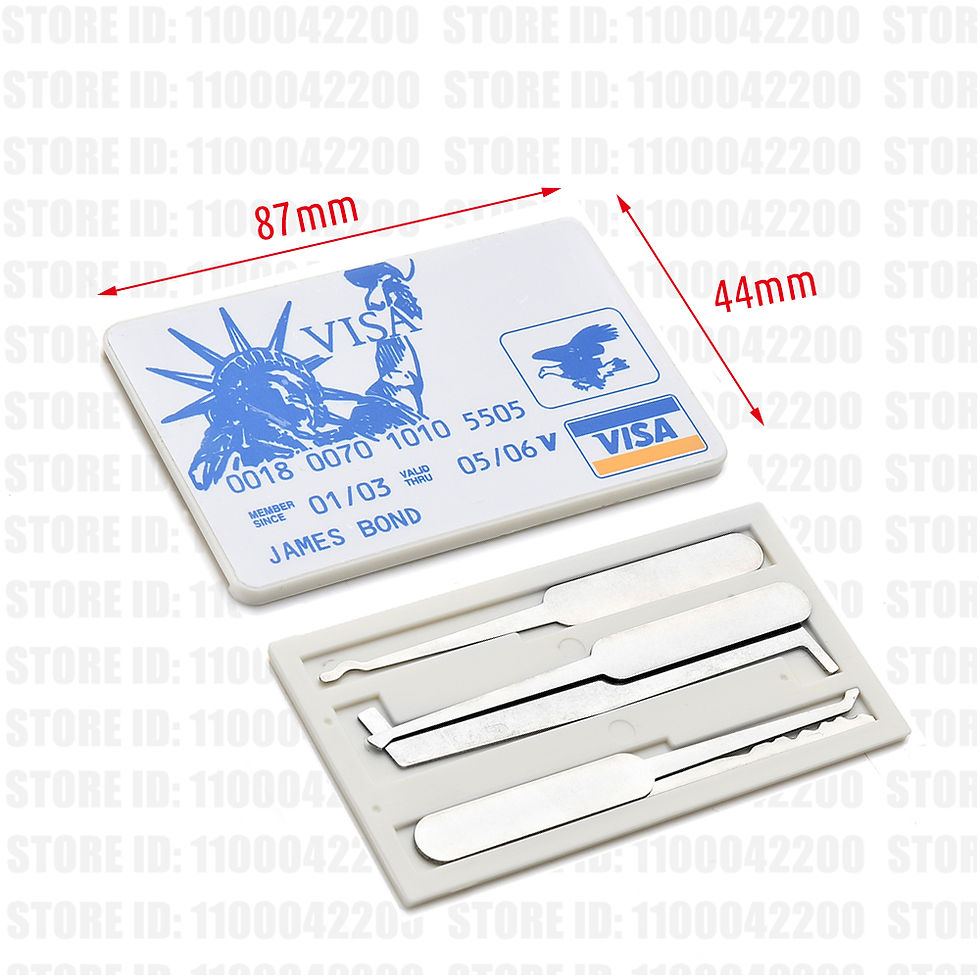 Miniature : 15PCS Lock Service Training Tools Kit with Transparent Practice Padlock Compact 