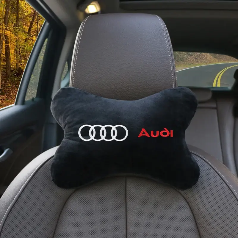 Miniature : Car Neck Pillow Headrest Pad for Audi sline A4  B7 B8 B9 A3 8P 8V 8L A5 A6 C6 C5