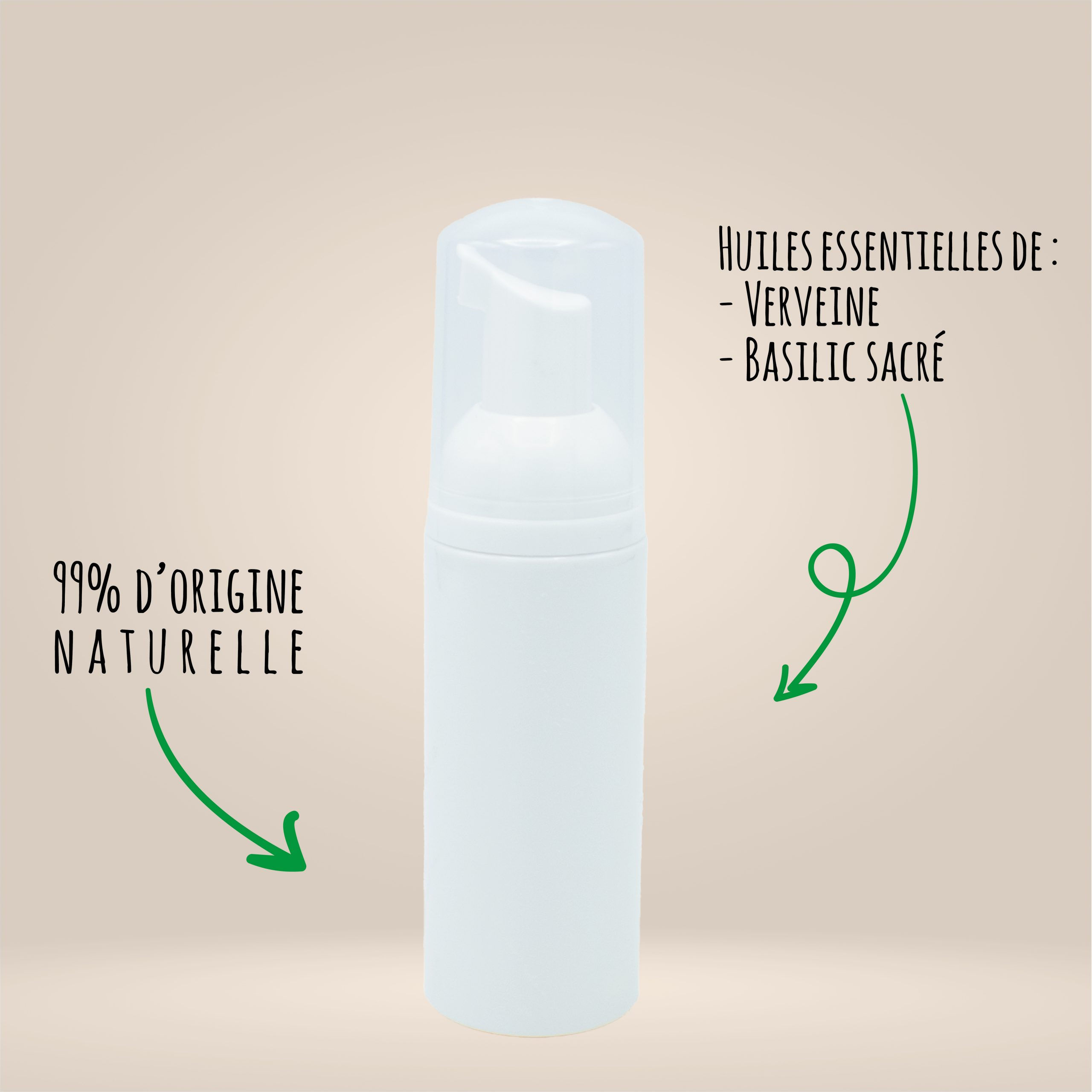 Mousse coiffante – Brillance Verveine & Basilic sacré 100ml LOT DE 20