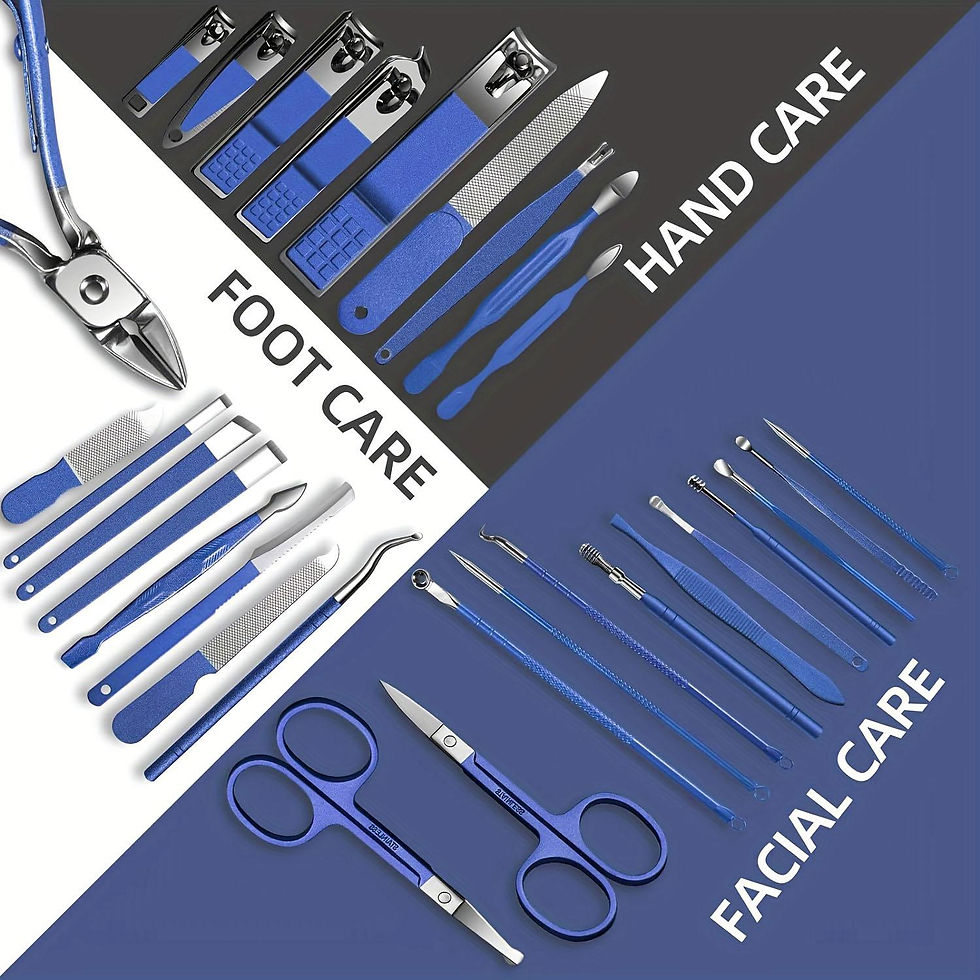 Miniature : 30pcs Manicure Set Portable Stainless Steel Nail Cutter Trimming Tool Beauty Ped