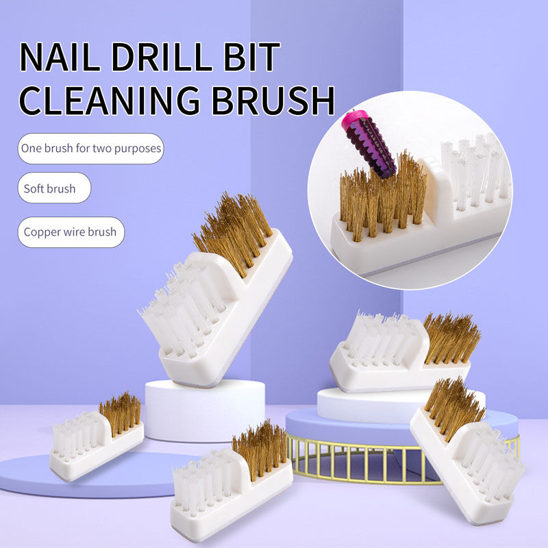 Miniature : Electric Manicure Drills Nail Cleaning Polishing Head Brush Polishing Head  Clea