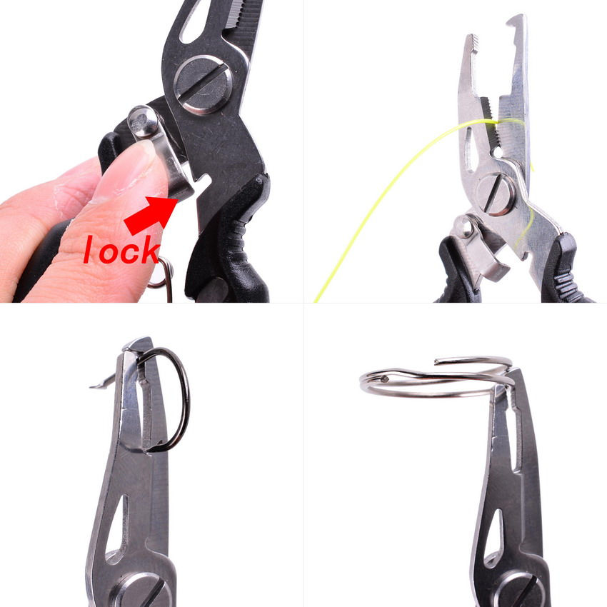 Miniature : Multifunction Fishing Tools Accessories for Goods Winter Tackle Pliers Vise Knit