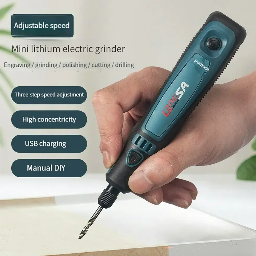 Miniature : 3.6V Mini Drill Engraver Rechargeable Micro Rotary Tool Electric Drill Small Ele