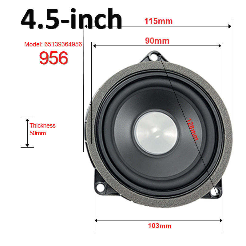 Miniature : 4.5 Inch Horn For BMW G20 G30 G01 F30 F48 F20 F34 3GT X1 X2 F23 Midrange Door Sp