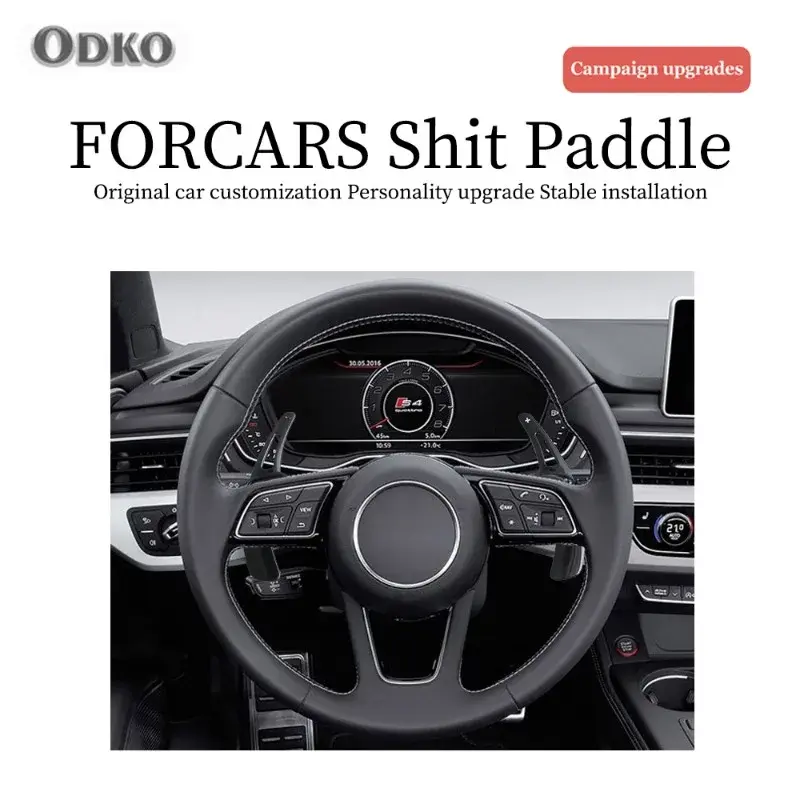 Miniature : For Audi A3 A4L A5 A8 S3 S5 SQ5 Q7 R8 TT TTS Auto Steering Wheel Rear Shift Padd