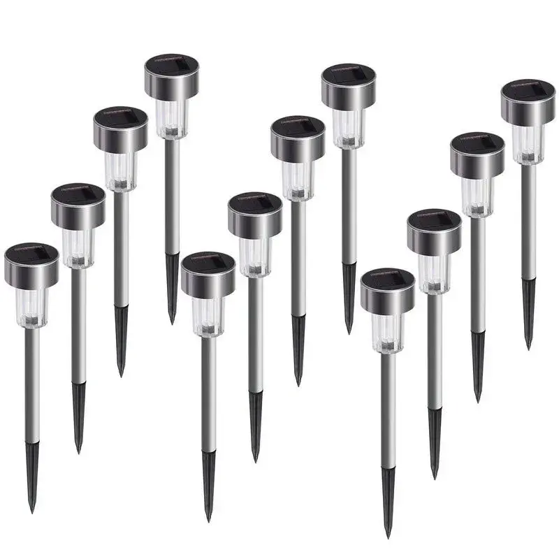 Miniature : Solar Outdoor Lights Garden Lamp Solar Powered Waterproof Landscape Path Outdoor