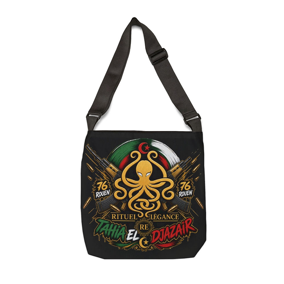 Miniature : Adjustable Tote Bag — Vibrant Phoenix & Rituel élégance 