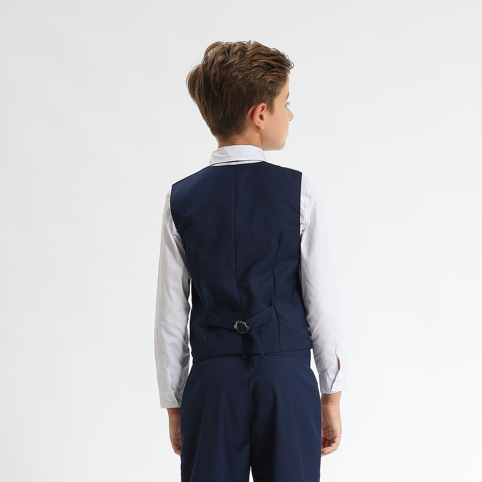 Miniature : Suit for Kids Boys Wedding Formal Outfit Set Children Gentleman Ring Bearer Clot