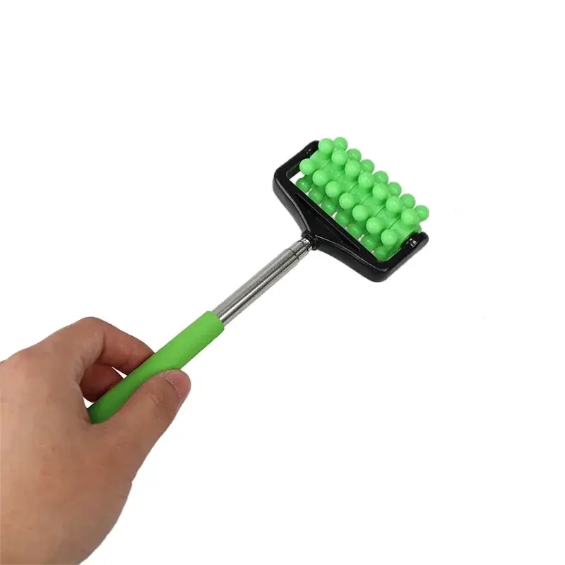 Miniature : Back Scratcher Telescopic Massage Roller Relaxing Hand Massage Tool Reflexology 