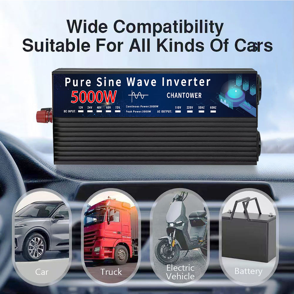 Miniature : Pure Sine Wave Inverter DC 12V/24V/48V/60V/72V to AC 220V/110V 1000W 2000W 3000W
