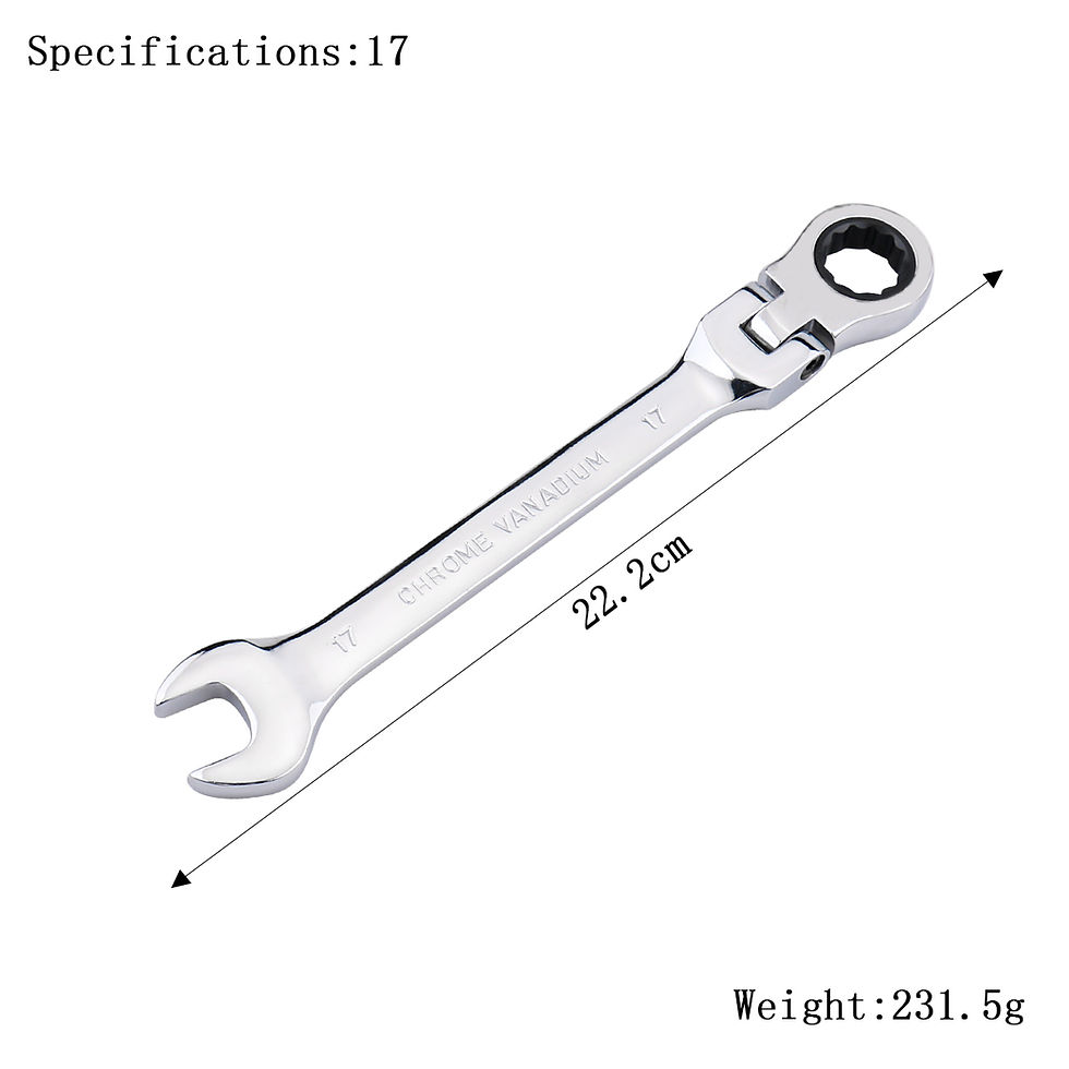 Miniature : Ratchet Wrench of Keys Spanner Set Hand Tool 72-Tooth Ratcheting Flexible Head M