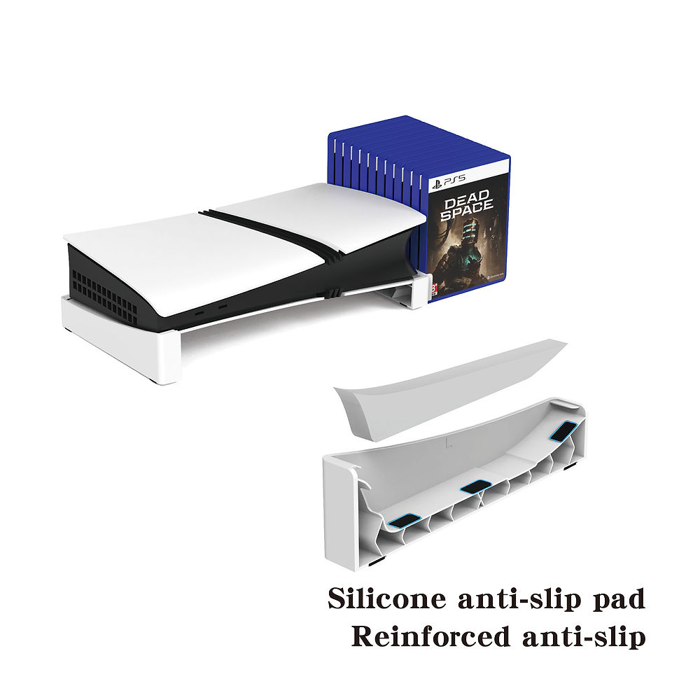 Miniature : Horizontal Stand for PS5 Slim & Pro Console and Hold 12 Game Disc, Compatible wi