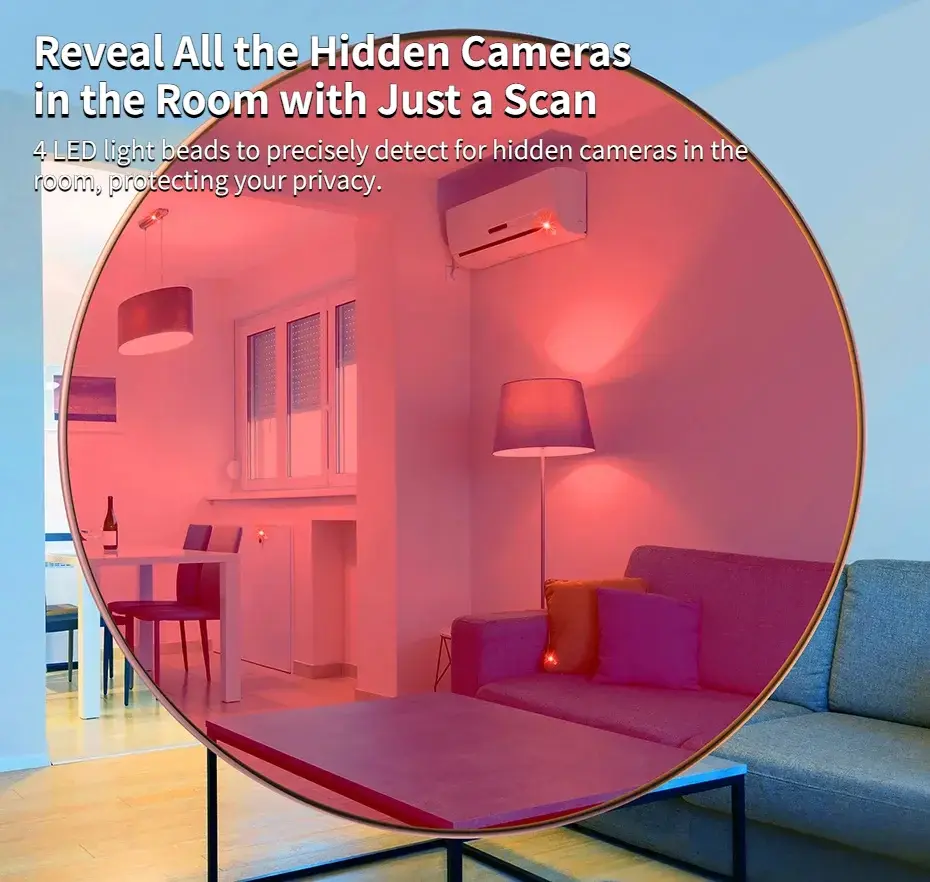 Miniature : Anti-spy Gadgets Detector Hotel Toilet Bedroom Camera Hidden Device Finder Priva