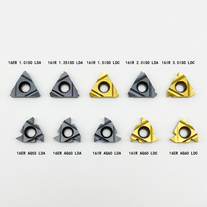 Miniature : 16IR 16ER AG60 AG55 Threading Blade 1.0 ISO 1.25ISO 1.5ISO 1.75ISO 2.0ISO 2.5ISO
