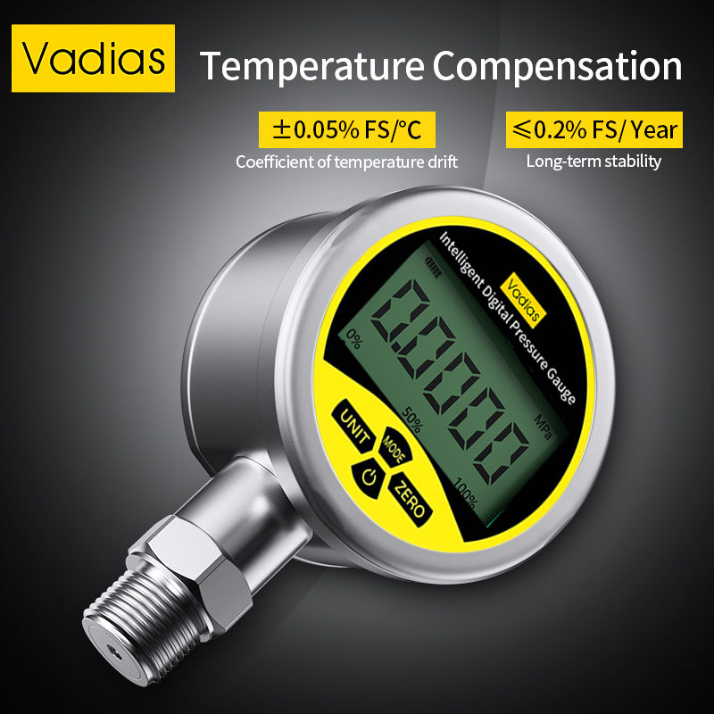 Miniature : Digital Pressure Manometer -0.1-60Mpa Digital Pressure Gauge 80mm Pressure Manom
