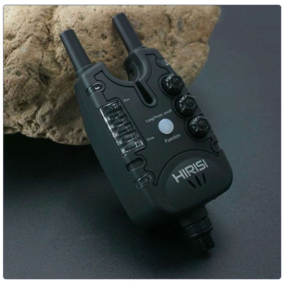 Thumbnail: Hirisi Carp Fishing Bite Alarm with Adjustable Volume, Tone, Sensitivity & LED I