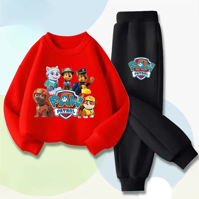 Miniature : PAW Patrol Printed Boys' Clothing Set Spring New Style Children Hoodies Long Pan
