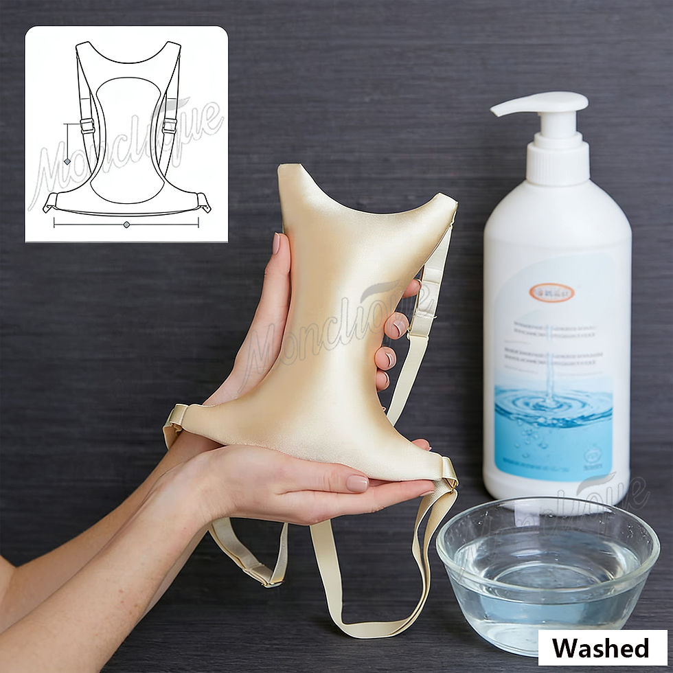 Miniature : Breast Pillow for Chest Wrinkles and Side Sleeping - Chest Anti-wrinkle Pillow f