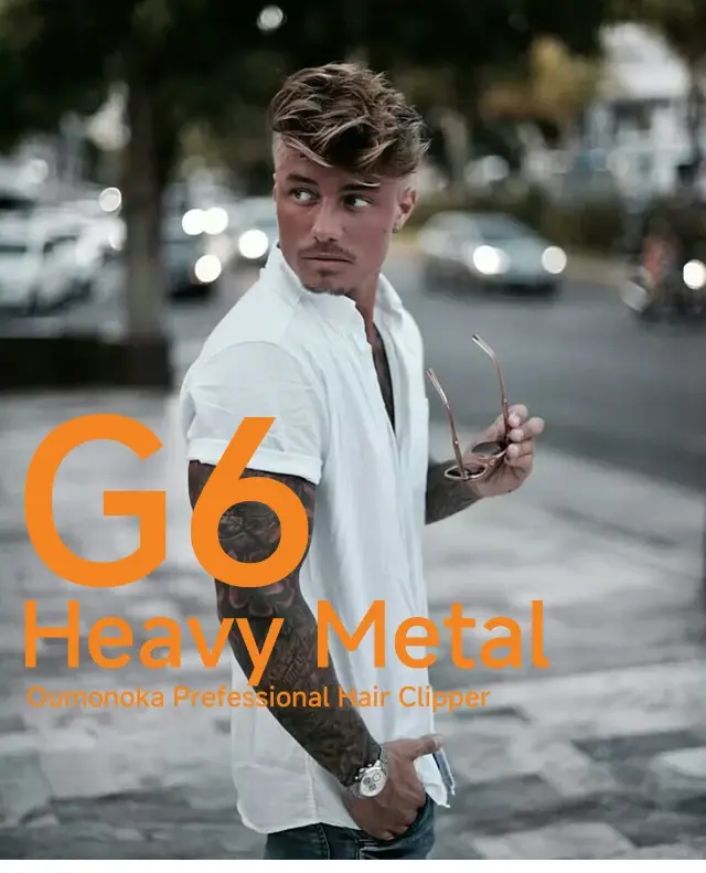 Miniature : Heavy Metal Hair Cutting Machine Clipper for Men Barber Shop Trimmer for Men Mow