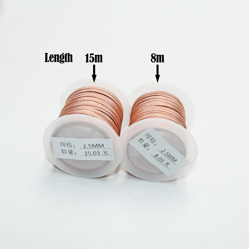 Miniature : 8/15M Length Desoldering Braid Mesh Tape Copper Wire Welding Point Solder Wick S