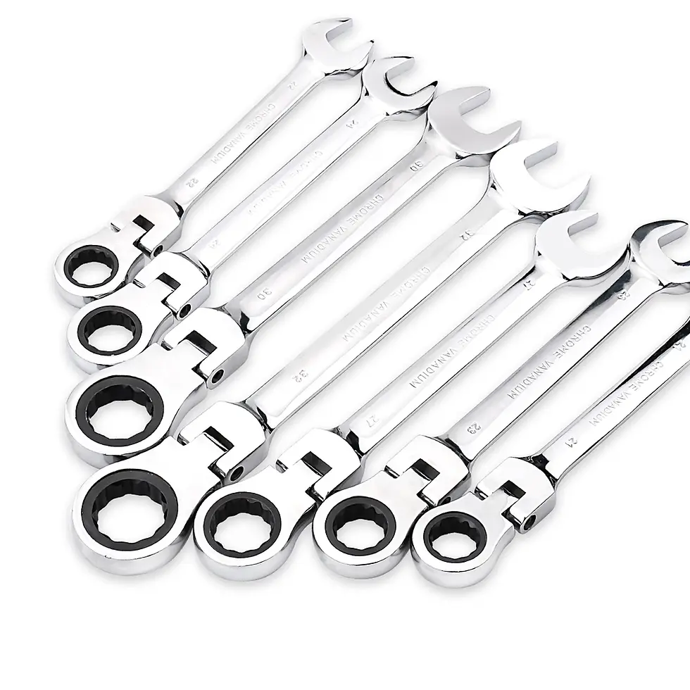Miniature : Ratchet Wrench of Keys Spanner Set Hand Tool 72-Tooth Ratcheting Flexible Head M