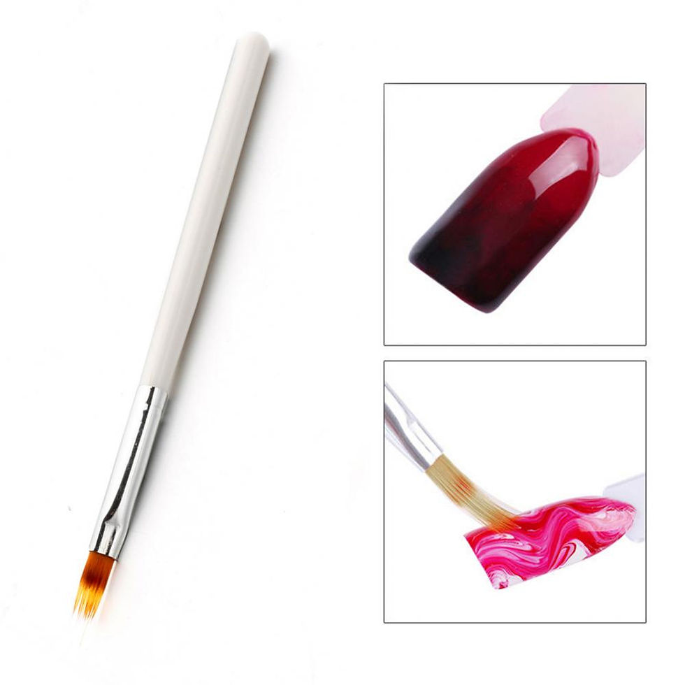 Miniature : UV Gel Gradient Painting Pen Drawing Brush Plastic Handle Manicure Nail Art Tool