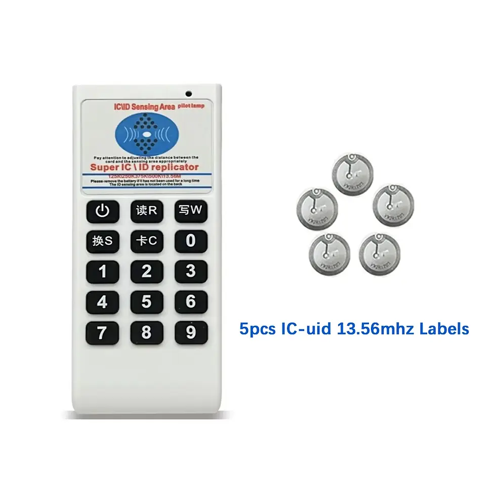 Miniature : Handheld RFID 125Khz 13.56MHZ Copier Duplicator Cloner Portable NFC IC Card Read