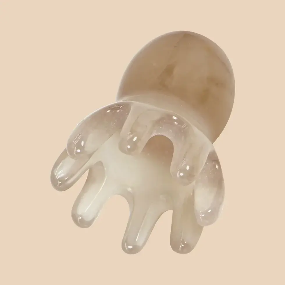 Miniature : Cute Octopus Scalp Massage Comb (Resin)｜Korean Hair Care, Stress Relief, Anti-