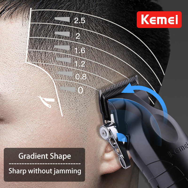 Miniature : Kemei KM-2296 KM-2299 KM-1102 Hair Clipper Kit Men's Electric Shaver Hair Trimme