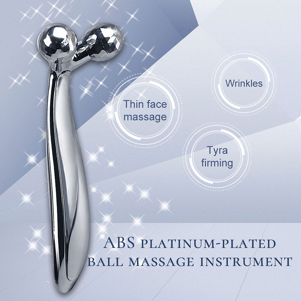 Miniature : 360 Rotate Silver Thin Face Full Body Shape Massager Lifting Fatigue Remover 3D 