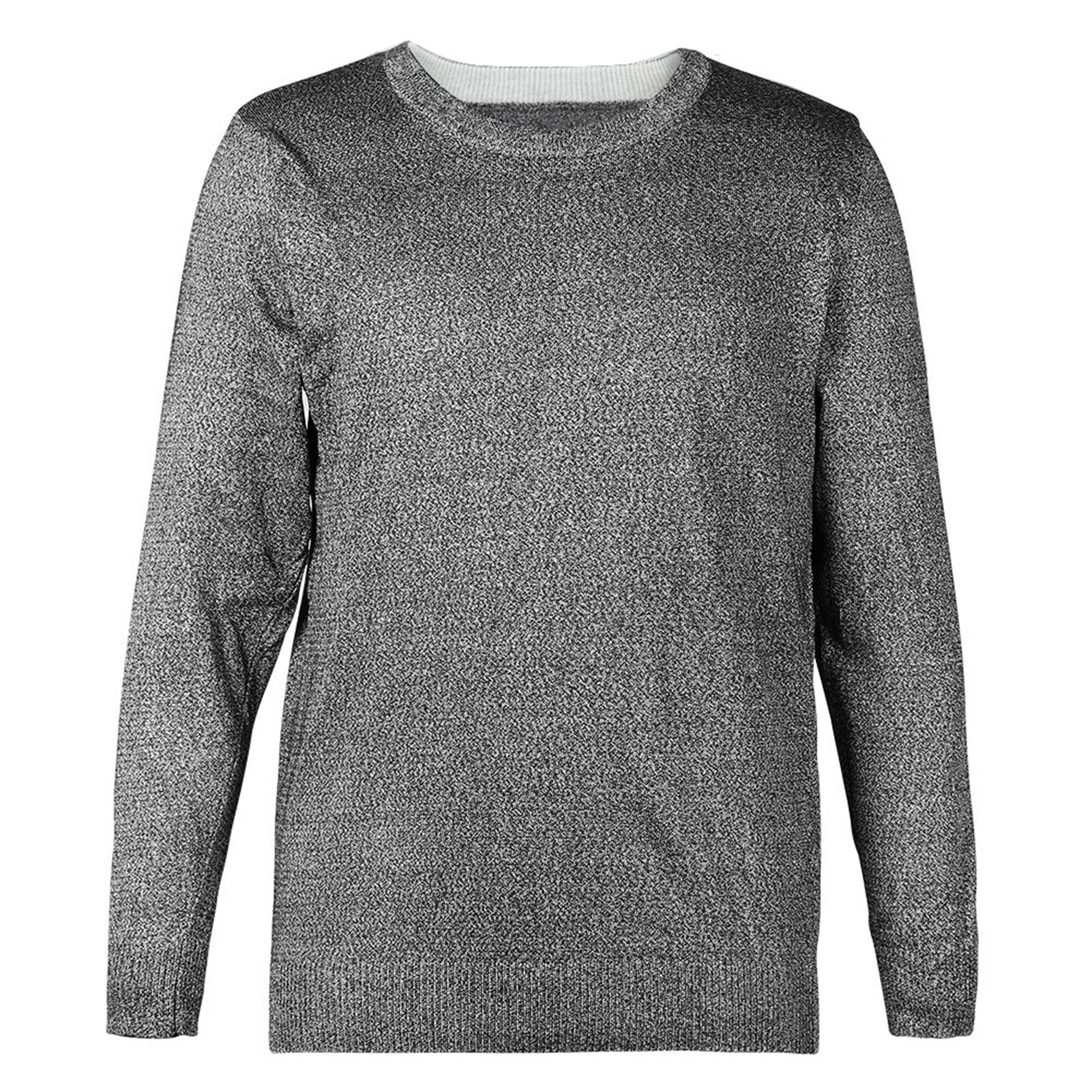 Cut Resistant Anti Slash Clothes Level 5 Protective Equipment Round Neck Long Sl