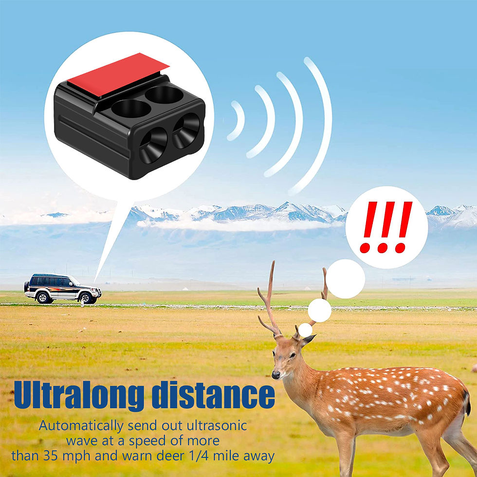 Miniature : 4Pcs Anti Collision Siren Deer Repeller Wildlife Repel Warn Device for Vehicle F