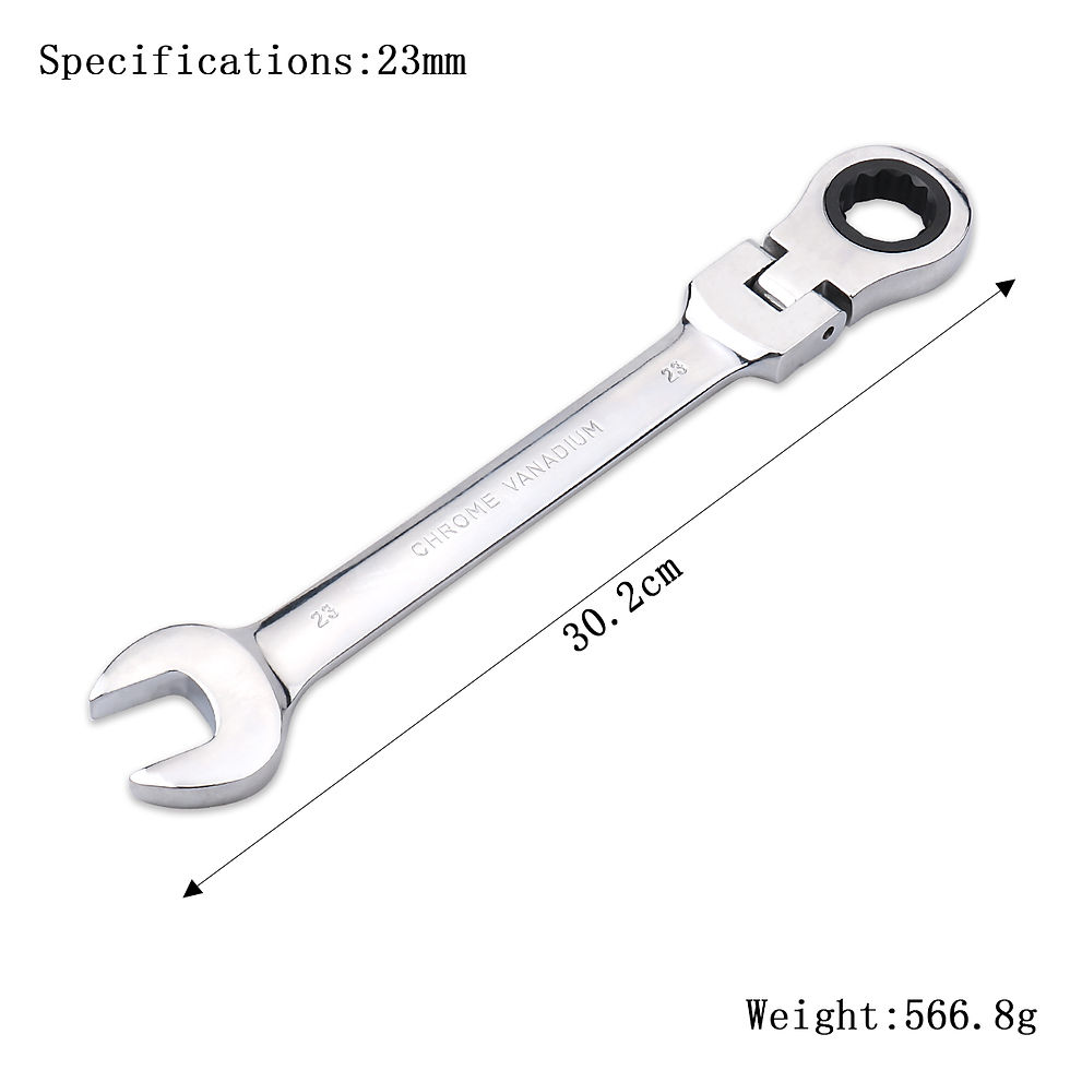 Miniature : Ratchet Wrench of Keys Spanner Set Hand Tool 72-Tooth Ratcheting Flexible Head M