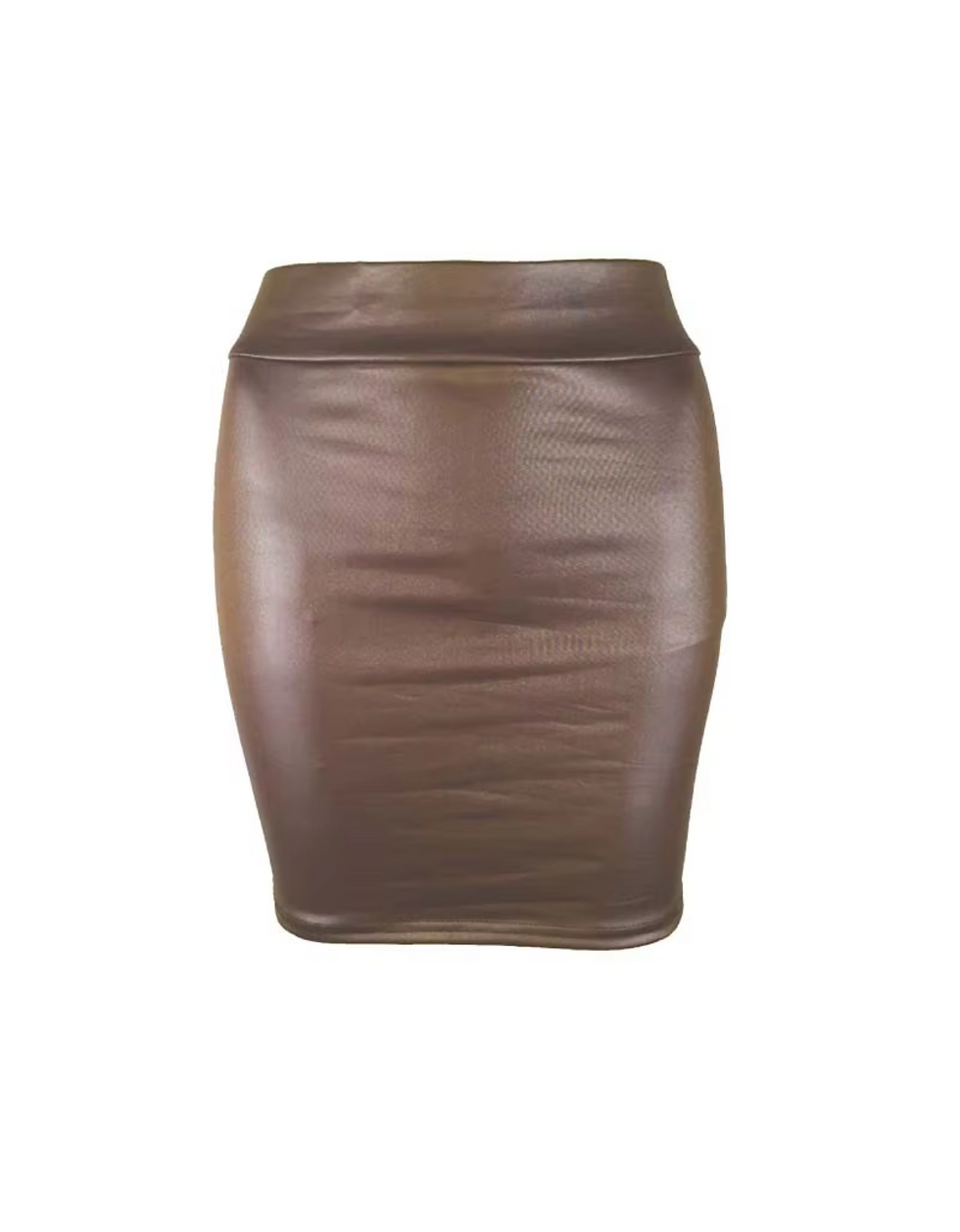 Miniature : Leather Matte Slim Mini Sexy Fashion PU Hot Short High Waist Skirt Korean Nightc