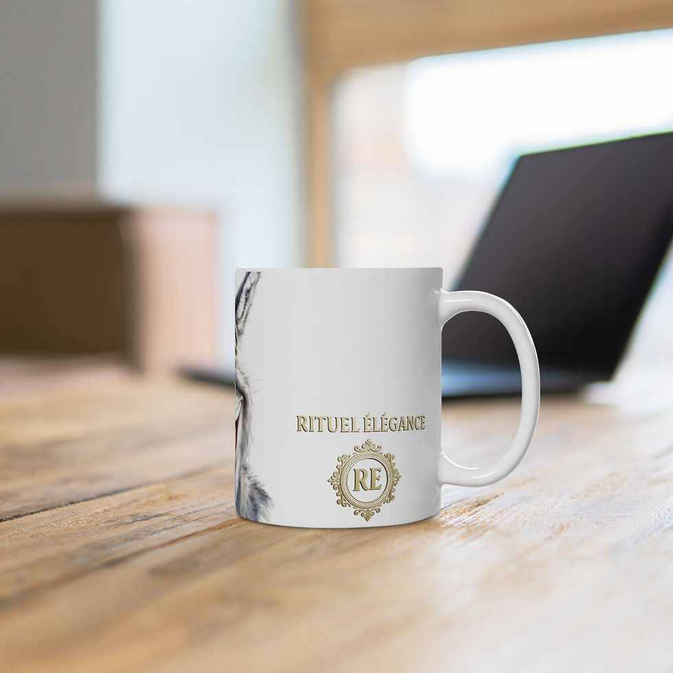 Miniature : Whimsical Donkey Ceramic Mug - rituel élégance 2025