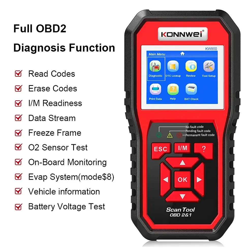 Miniature : OBD2 ODB2 Scanner Auto Diagnostic Scanner KONNWEI KW850 Full Function Car Diagno