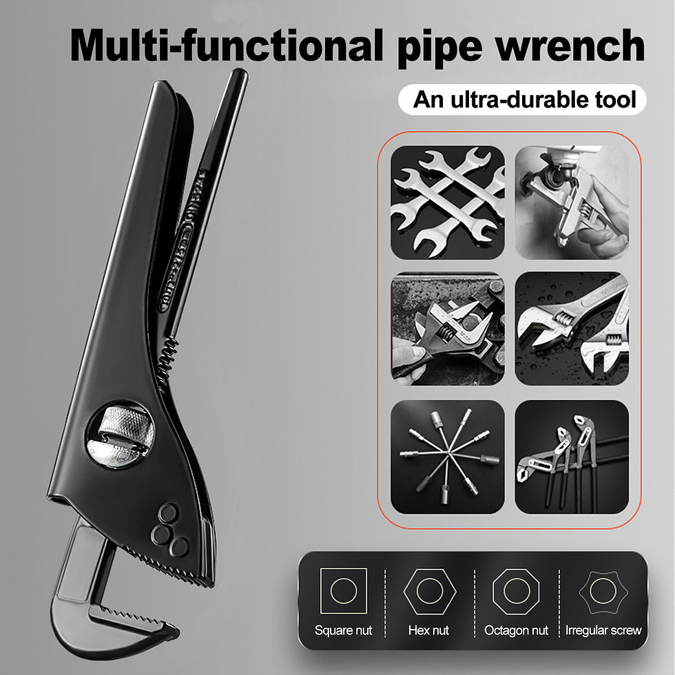 Miniature : Heavy-Duty Adjustable Wrench & Pipe Pliers  7/10.5inch- High Hardness, Strong To