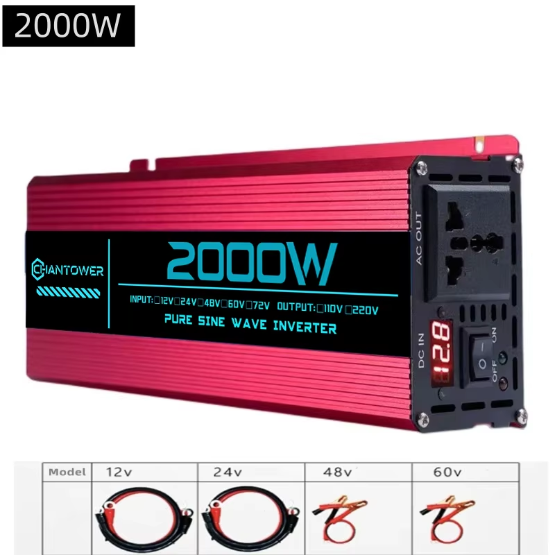 Miniature : Pure Sine Wave Inverter DC 12v/24v/48v/60v/72v To AC 110v/220v 6000W 5000W 4000W