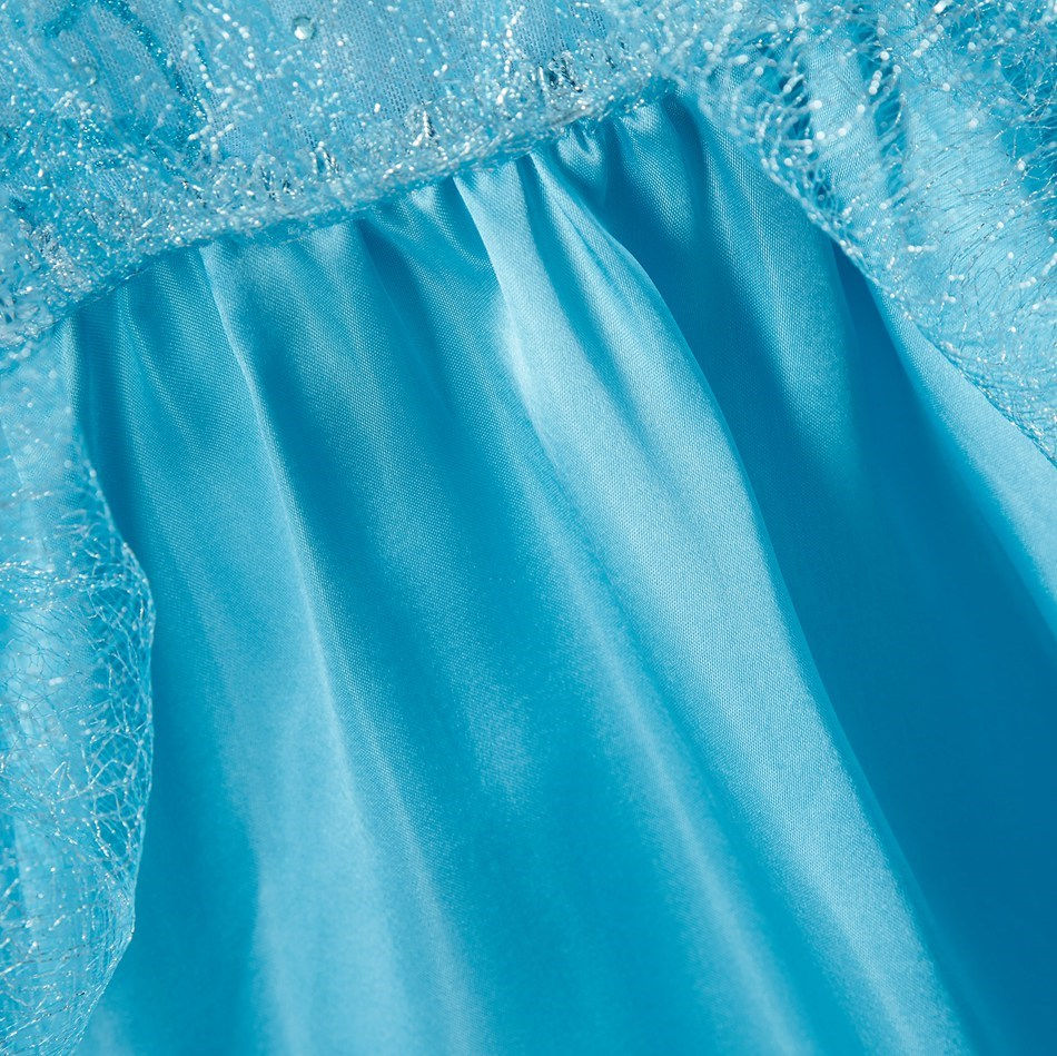 Miniature : 3 4 5 6 7 8 9 10 Years Children Princess Dress Kids Elsa Cosplay Dress Up Little
