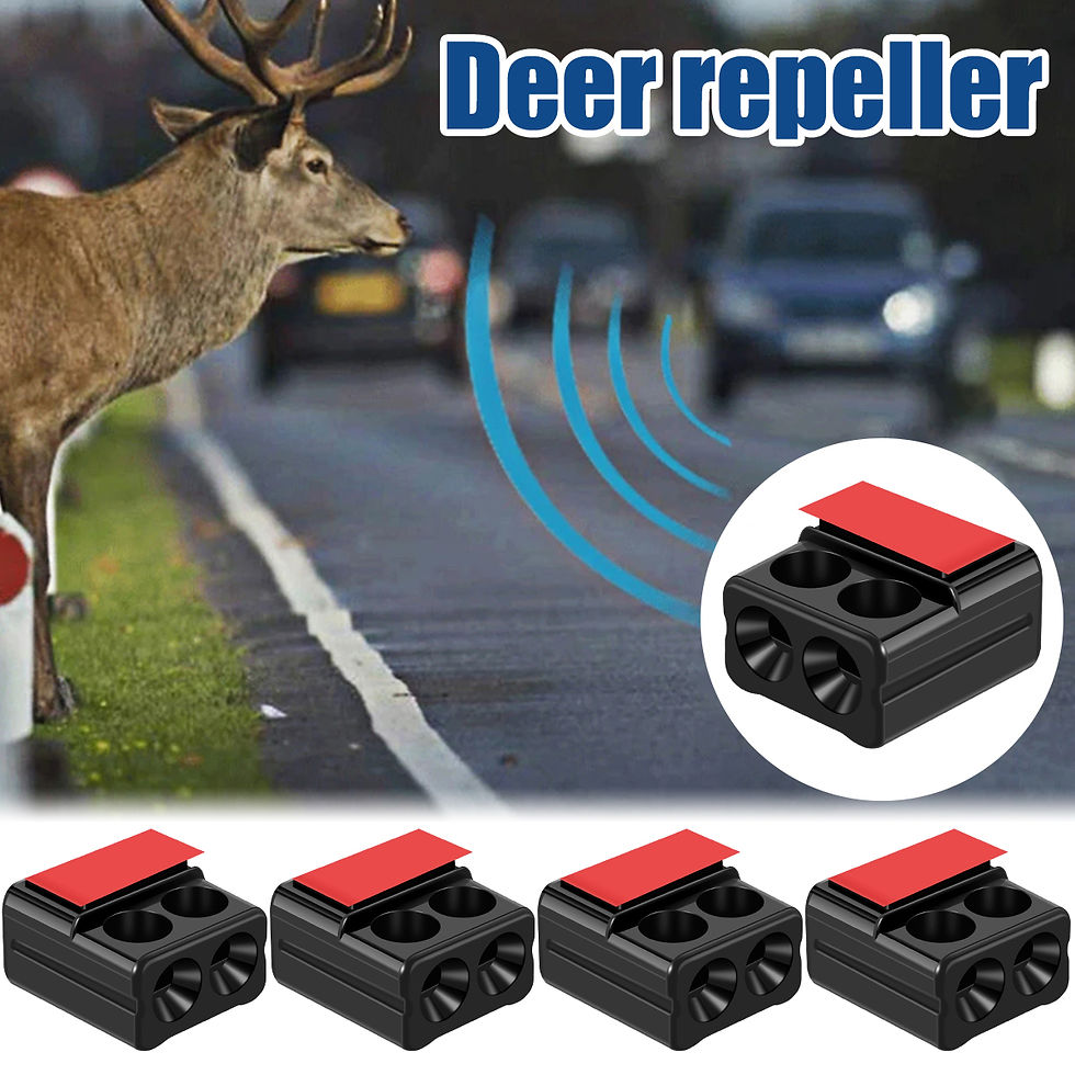Miniature : 4Pcs Anti Collision Siren Deer Repeller Wildlife Repel Warn Device for Vehicle F