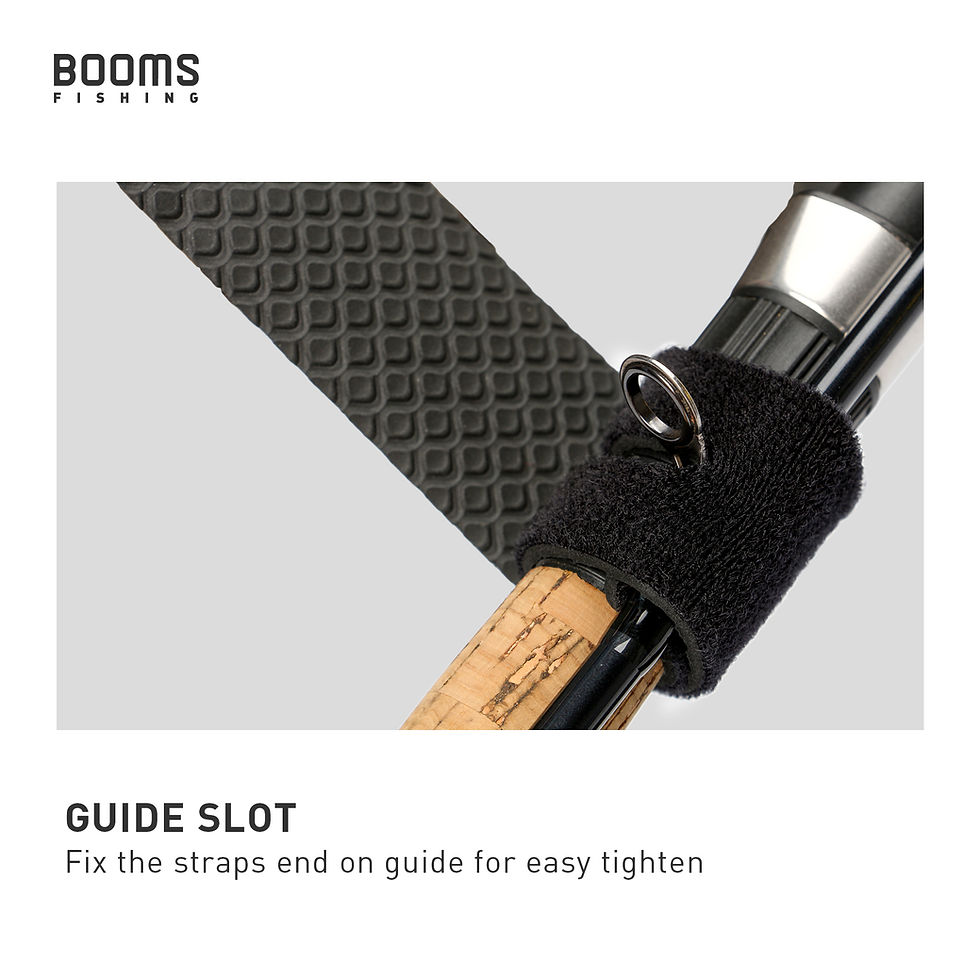 Miniature : Booms Fishing RS3 Lure Fishing Rod Holder Belt Strap With Rod Tie Suspenders Wra