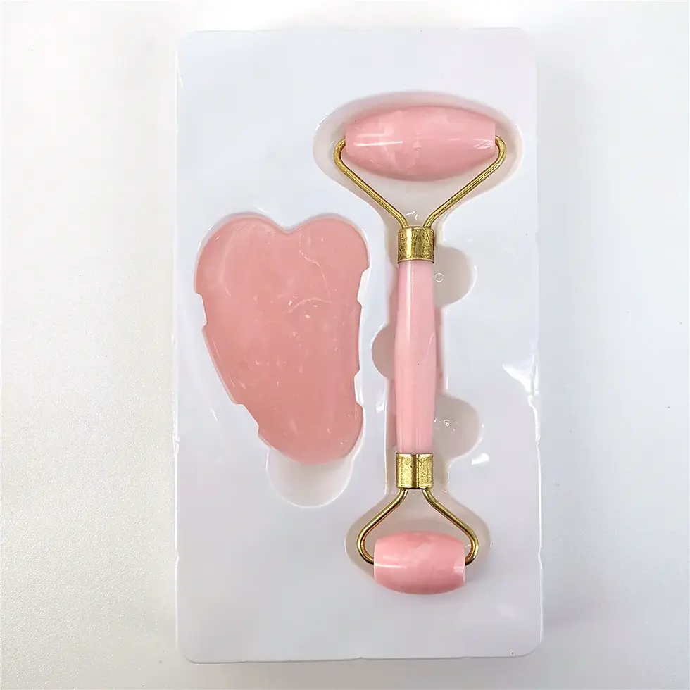 Miniature : Beeswax Gua Sha Scraper Board Massage Not Rose Quartz Jade Guasha Stone For Face