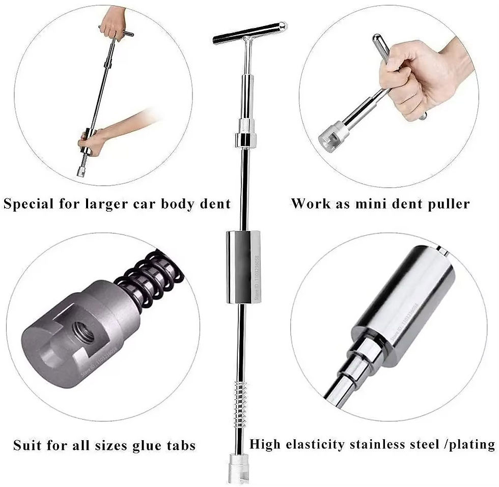 Miniature : PWS Car Dent Repair Tools Puller Removal Kit Slide Hammer Reverse Hammer Tool Bo