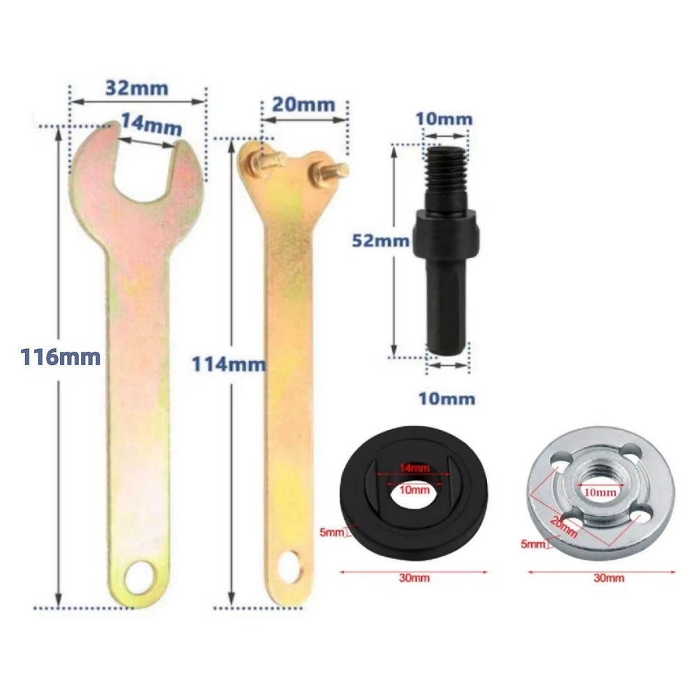 Miniature : Drill Adapter Universal Drill Adapter with Flange Nut PartsKit, for Cutting Disc