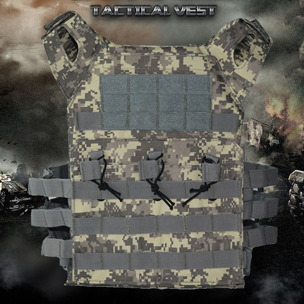 Miniature : Tactical Vest Waterproof Outdoor Body Armor Lightweight JPC Molle Plate Carrier 