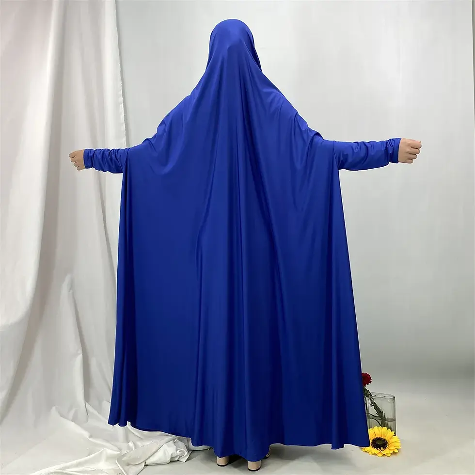Miniature : Islam Djellaba Women Hooded Dress Eid Ramadan Muslim Prayer Garment Clothes Arab
